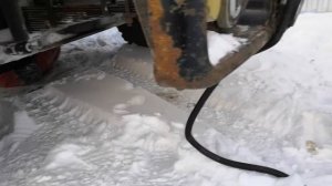 Ассенизатор замёрз