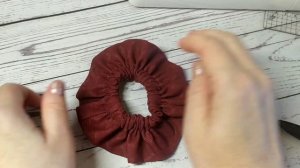 ? Оригинальная Резинка для волос за 15 минут  ? Шьем из Остатков Ткани ? Easy scruncie