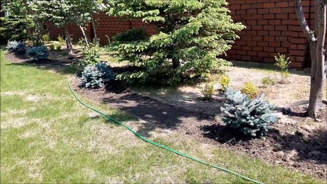 Меняем ландшафт участка. Обрамление посадок и газона.