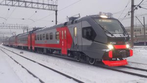 Электропоезд ЭП2ДМ-0251 на Свердловской ЖД (Испытания)