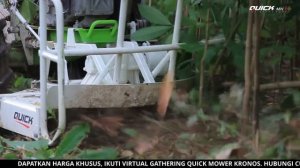 Babat Rumput, Semak, Pohon Kecil dengan Mower Quick Kronos | Bersihkan Kebun Sawit & Karet