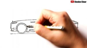 Как нарисовать Мерседес Майбах | Рисунки для срисовки