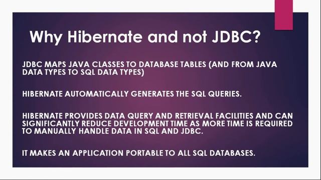 What is Hibernate framework in java with Architecture