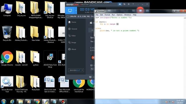 Python Program check number is prime or not | RPC, Bathinda