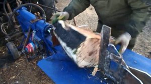 Супер дровокол своими руками, телега колотых дров за 2 часа!!!))