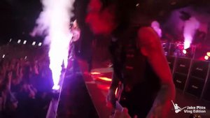 Black Veil Brides Live in Russia - Jake Pitts Guitar Cam (субтитры/RUS SUB)