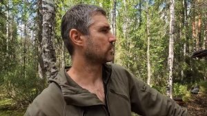 Живу в старой лесной избе. Изба Глухариная.  Работаю бензопилой Kroff