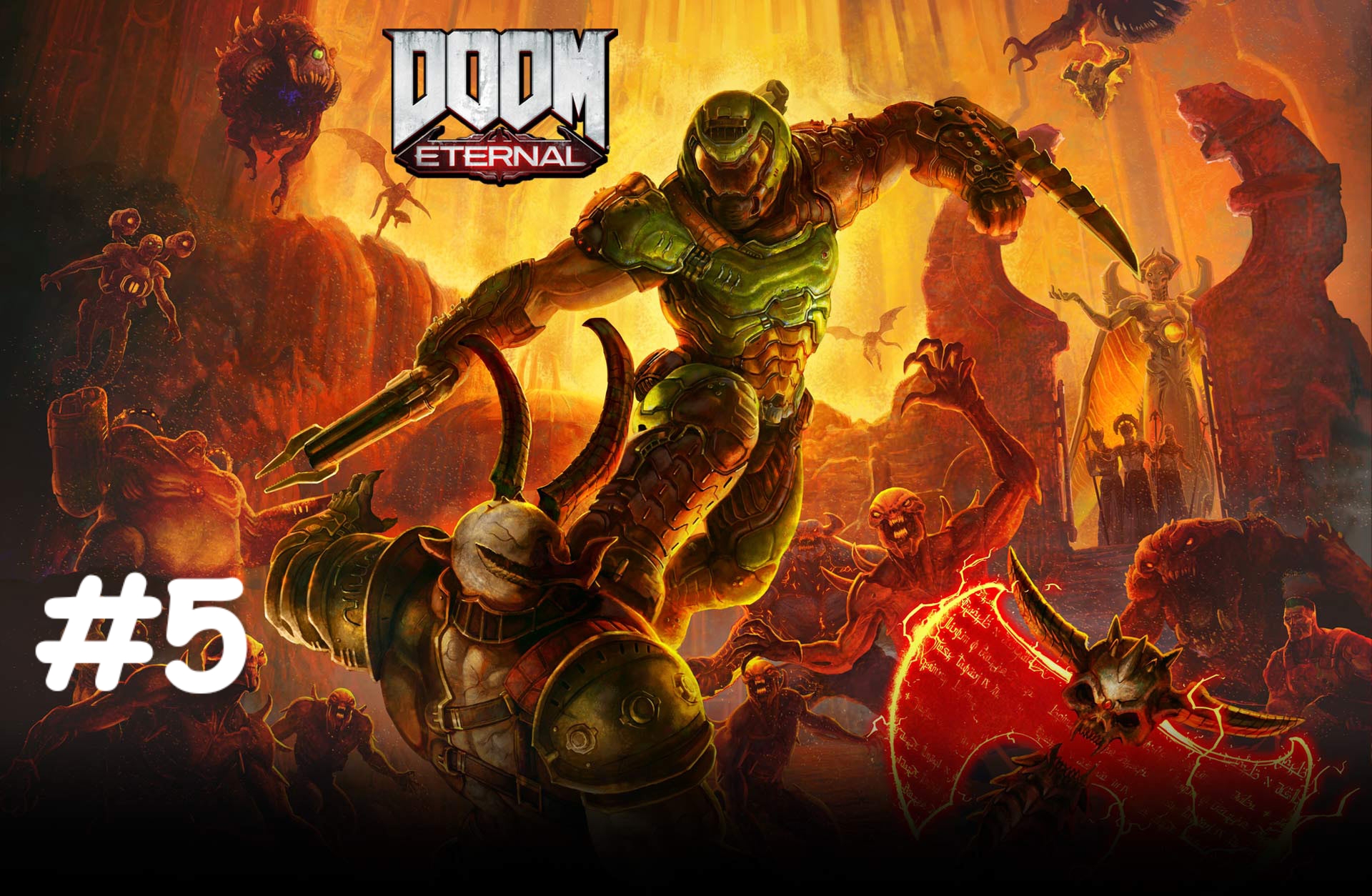 Doom Eternal ► часть 5 ► Кровавое супергнездо ► прохождение на PS5