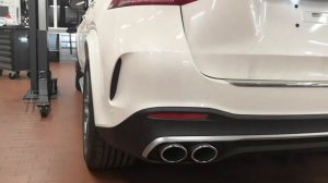 Exhaust w167 Gle 53 amg Выхлоп Мерседес Бенц Гле 53 амг