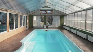 Композитный бассейн 9*3,5 с переменным дном