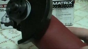 33$\260грн\Matrix AG 850-125 Unboxing и обзор болгарки\шлифмашины Матрикс АГ 850-125