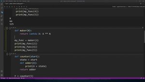 Лекция Python 4.2 Функции (global, nonlocal, замыкания)