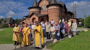 Молебен с водосвятием на подворье Троице-Сергиевой Лавры