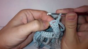 Кофта-сетка крючком для начинающих Ч.2 Crochet mesh pattern sweater