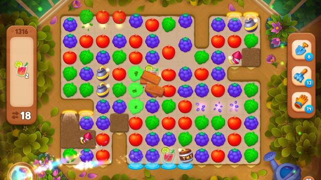 [ Gardenscapes ] #1316 смотреть онлайн