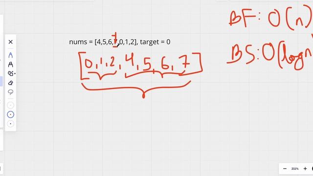 33. Search in Rotated Sorted Array - Binary Search - LeetCode - JavaScript