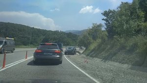 На перевале перед Джубгой.