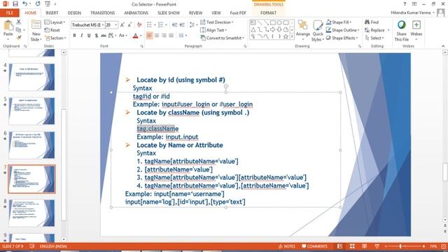 Selenium WebDriver | Part14 | How to Locate Web Element using CSS? | What is cssSelector?
