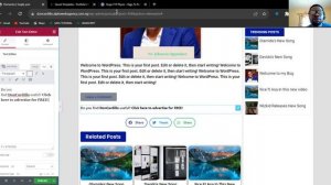 Watch Me Create Entertainment Blog With WordPress and Elementor | PART 2