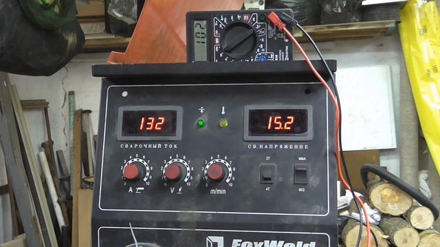 Сварочный полуавтомат-инвертор FoxWeld InverMIG 253. Не понятная неисправность. Не ремонт. смотреть онлайн