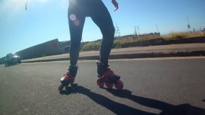 How to stop and control speed on down hills and slopes on inline skates or rollerblades.