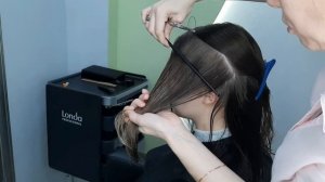 Стрижка на тонкие волосы.