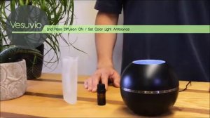 Getscents Product Vesuvio Aromatherapy Lighted Diffuser - Ultrasonic & Silent