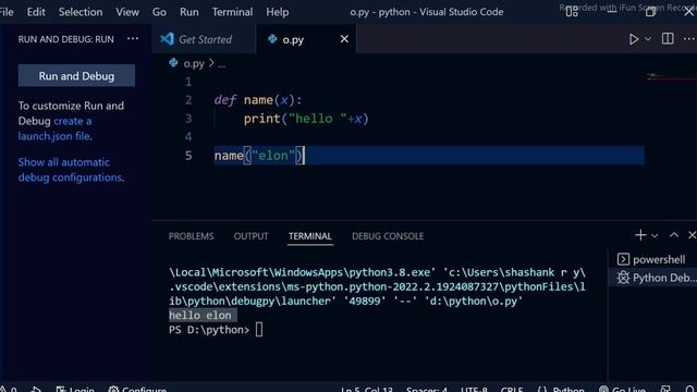 Functions in python | Complete Python course from Beginner to Advanced |