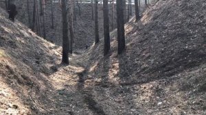 Мотард в овраге!