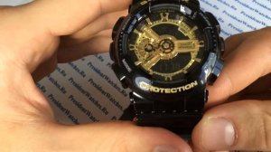 Обзор наручных часов Casio G-SHOCK GA-110GB-1A - видео от Watch-Forum.RU