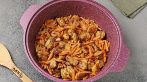 Плов с булгуром и жареной вермишелью