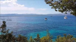 пляж Zlatni Rat на острове Брач, Хорватия