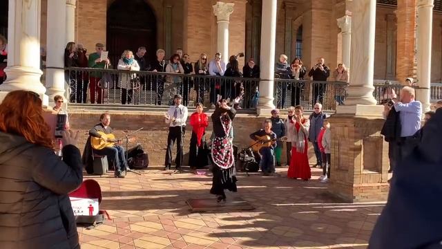 Flamenco @ Plaza de Espagna, Seville (long) смотреть онлайн