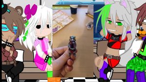 ~Реакция фнафа на себя + Бонни~