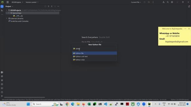 Day 4 Python Workshop | Oops, Class, Object, Method, Inheritance | Tamil Batch | 2023_06_22