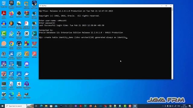 ORA-30675: identity column must be a numeric type - Oracle Database 12c Error Messages смотреть онлайн