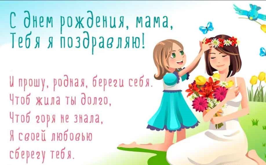 Поздравление с Днем Рождения Маме!