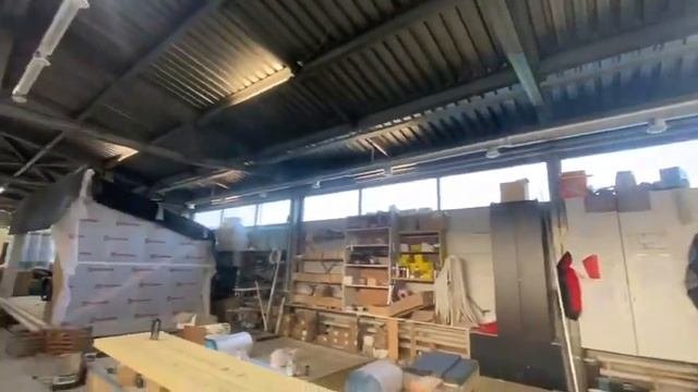 Вентиляция в цеху по производству домокомплектов .