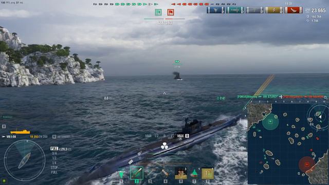 World of Warships - I-56 (20230426   20 17 00 02) смотреть онлайн