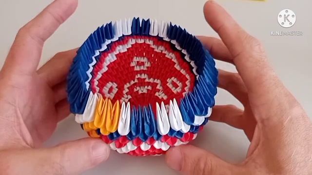 Матрёшка в технике модульное оригами (мастер-класс)