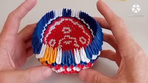 Матрёшка в технике модульное оригами (мастер-класс)