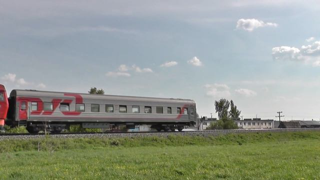 ТЭП70БС-070 с пригородным поездом Ижевск - Воткинск смотреть онлайн