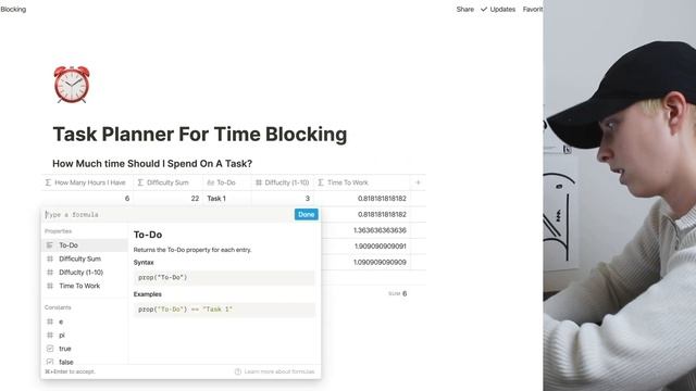 Notion Task Management: Calculate How Much Time To Spend On A Task смотреть онлайн