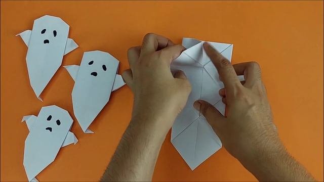 Origami Ghost | Paper Craft | Halloween Ghost Origami