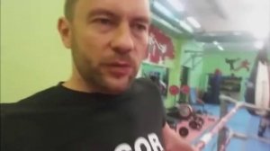 Сергей Симонов. Тренировка перед боем