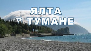 ЯЛТА В ТУМАНЕ ПОРАДОВАЛА (октябрь 2023)