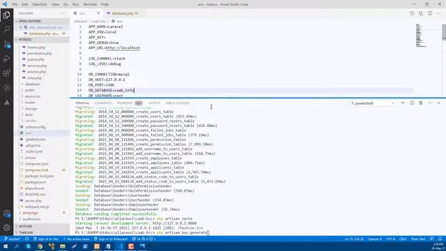 Laravel No application encryption key has been specified - laravel latest version