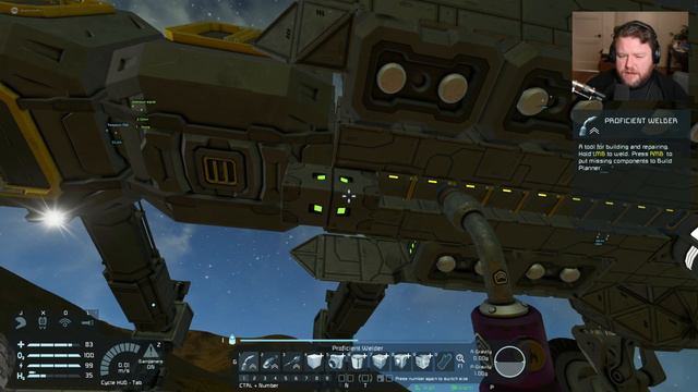 Repairing my severed vehicle with cranes and merge blocks as a German Engineer - Space Engineers E1 смотреть онлайн