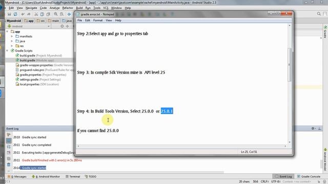 Gradle Error | Execution failed for task | Android Studio смотреть онлайн