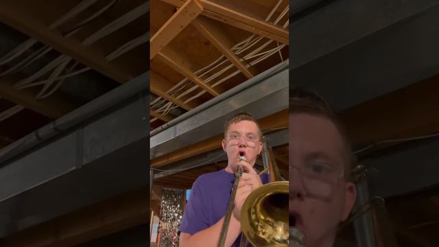 Bb Scale on Tenor Trombone (normal and up an octave)